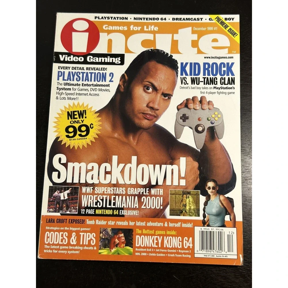 Incite Video Gaming Magazine 8 issue lot (December 1999 & February-August 2000)